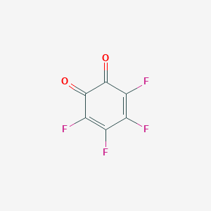 molecular formula C6F4O2 B170508 3,4,5,6-Tetrafluorocyclohexa-3,5-diene-1,2-dione CAS No. 1423-12-7