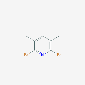 molecular formula C7H7Br2N B170518 2,6-Dibromo-3,5-dimethylpyridine CAS No. 117846-58-9