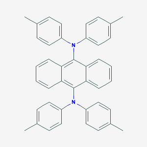 molecular formula C42H36N2 B170546 9,10-双[N,N-二-(对甲苯基)-氨基]蒽 CAS No. 177799-16-5