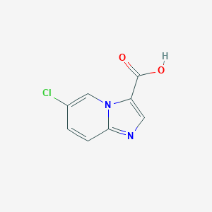 molecular formula C8H5ClN2O2 B170554 6-氯咪唑并[1,2-a]吡啶-3-羧酸 CAS No. 138642-97-4