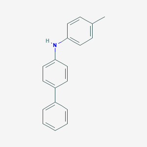 molecular formula C19H17N B170559 N-p-tolylbiphenyl-4-amine CAS No. 147678-90-8