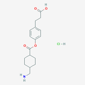 molecular formula C17H24ClNO4 B017057 盐酸西曲沙星 CAS No. 27724-96-5