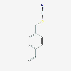 B170591 (4-Ethenylphenyl)methyl thiocyanate CAS No. 148797-87-9