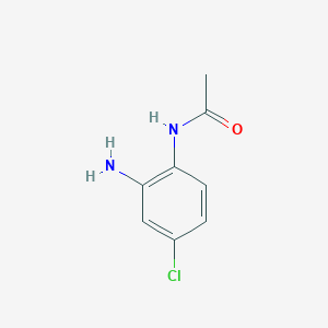 molecular formula C8H9ClN2O B170603 N-(2-氨基-4-氯苯基)乙酰胺 CAS No. 51223-59-7