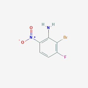 molecular formula C6H4BrFN2O2 B170609 2-溴-3-氟-6-硝基苯胺 CAS No. 1218764-80-7
