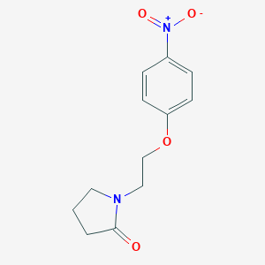B170612 1-(2-(4-Nitrophenoxy)ethyl)pyrrolidin-2-one CAS No. 1245649-35-7