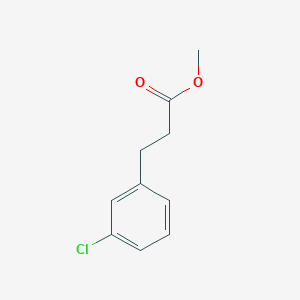 molecular formula C10H11ClO2 B170726 Methyl 3-(3-chlorophenyl)propanoate CAS No. 103040-43-3