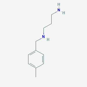 molecular formula C11H18N2 B170753 N-(4-Methylbenzyl)propane-1,3-diamine CAS No. 106353-10-0