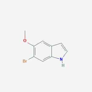molecular formula C9H8BrNO B170757 6-Bromo-5-methoxy-1H-indole CAS No. 106103-36-0