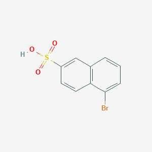 molecular formula C10H7BrO3S B170846 5-bromonaphthalene-2-sulfonic Acid CAS No. 179419-11-5