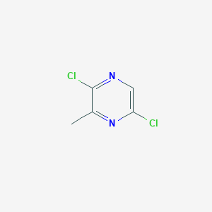 molecular formula C5H4Cl2N2 B170879 2,5-Dichloro-3-methylpyrazine CAS No. 107378-41-6