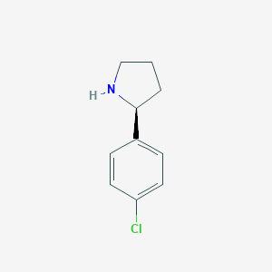 molecular formula C10H12ClN B170887 (S)-2-(4-Chlorophenyl)pyrrolidine CAS No. 1217651-75-6