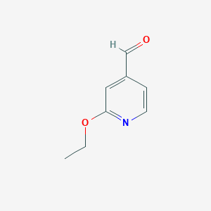 molecular formula C8H9NO2 B170904 2-乙氧基吡啶-4-甲醛 CAS No. 1211587-25-5