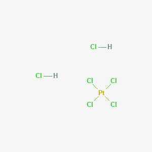 molecular formula Cl6H2Pt B170905 氯铂酸晶体 CAS No. 131620-42-3