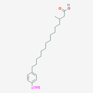 molecular formula C22H35IO2 B170974 碘菲替酸（123I） CAS No. 123748-56-1