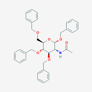 molecular formula C36H39NO6 B017100 2-乙酰氨基-1,3,4,6-四-O-苄基-2-脱氧-A-D-吡喃葡萄糖苷 CAS No. 38416-56-7