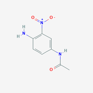 molecular formula C8H9N3O3 B171038 N-(4-氨基-3-硝基苯基)乙酰胺 CAS No. 6086-29-9