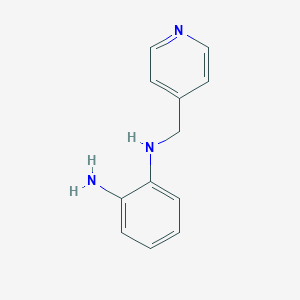 molecular formula C12H13N3 B171040 1-N-(pyridin-4-ylmethyl)benzene-1,2-diamine CAS No. 114797-95-4