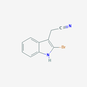 B171044 1H-Indole-3-acetonitrile, 2-bromo- CAS No. 106050-92-4