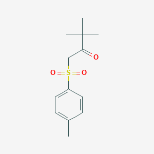 molecular formula C13H18O3S B171048 1-(4-甲苯磺酰基)-3,3-二甲基丁烷-2-酮 CAS No. 101268-22-8