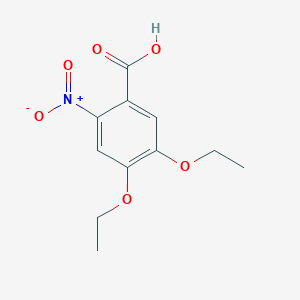 molecular formula C11H13NO6 B171050 4,5-二乙氧基-2-硝基苯甲酸 CAS No. 103796-34-5