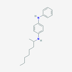 molecular formula C20H28N2 B171053 N-(1-Methylheptyl)-N'-phenyl-1,4-benzenediamine CAS No. 15233-47-3