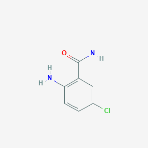 molecular formula C8H9ClN2O B171059 2-氨基-5-氯-N-甲基苯甲酰胺 CAS No. 19178-37-1