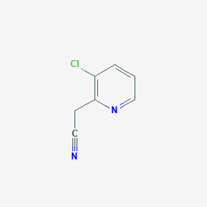 molecular formula C7H5ClN2 B171070 2-(3-氯吡啶-2-基)乙腈 CAS No. 185315-52-0