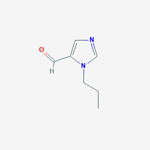 molecular formula C7H10N2O B171091 1-丙基-1H-咪唑-5-甲醛 CAS No. 199192-25-1