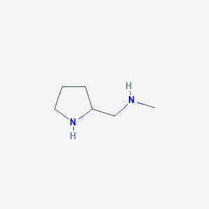 molecular formula C6H14N2 B171127 Methyl-pyrrolidin-2-ylmethyl-amine CAS No. 129263-70-3