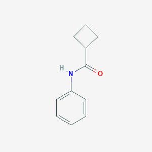 molecular formula C11H13NO B171206 N-phenylcyclobutanecarboxamide CAS No. 15907-95-6