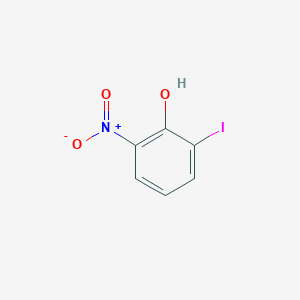molecular formula C6H4INO3 B171258 2-碘-6-硝基苯酚 CAS No. 13073-26-2