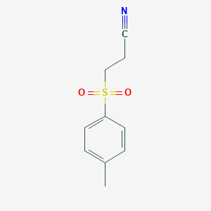 molecular formula C10H11NO2S B171280 3-(甲苯-4-磺酰基)-丙腈 CAS No. 10154-80-0