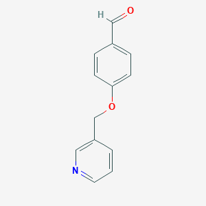 molecular formula C13H11NO2 B171283 4-(吡啶-3-基甲氧基)苯甲醛 CAS No. 118001-72-2