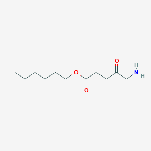 molecular formula C11H21NO3 B171288 Hexaminolevulinate CAS No. 140898-97-1