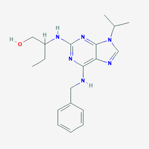B171301 2-[[9-(1-Methylethyl)-6-[(phenylmethyl)amino]-9H-purin-2-yl]amino]-1-butanol CAS No. 186692-44-4