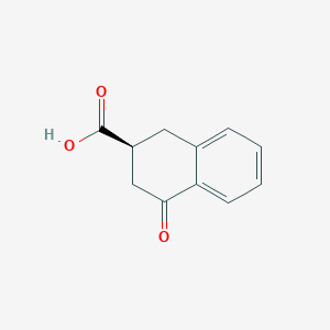 B171336 (S)-4-Oxo-1,2,3,4-tetrahydronaphthalene-2-carboxylic acid CAS No. 113867-24-6
