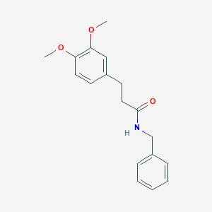 molecular formula C18H21NO3 B017136 N-苄基-3-(3,4-二甲氧基苯基)丙酰胺 CAS No. 40958-49-4