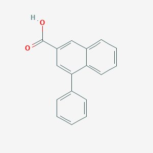molecular formula C17H12O2 B171420 4-苯基萘-2-甲酸 CAS No. 17560-24-6