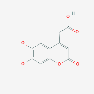 molecular formula C13H12O6 B017143 2-(6,7-二甲氧基-2-氧代-2H-香豆素-4-基)乙酸 CAS No. 88404-26-6