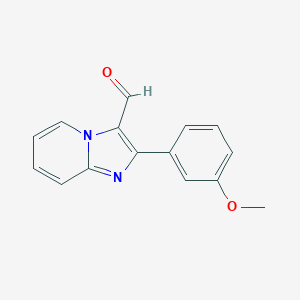 molecular formula C15H12N2O2 B171458 2-(3-甲氧基苯基)咪唑并[1,2-a]吡啶-3-甲醛 CAS No. 181702-32-9