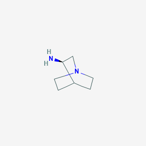 molecular formula C7H14N2 B171479 (R)-奎尼丁-3-胺 CAS No. 123536-15-2