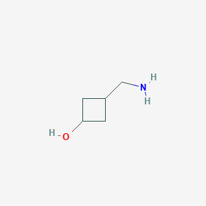 molecular formula C5H11NO B171485 3-(Aminomethyl)cyclobutanol CAS No. 1234616-04-6