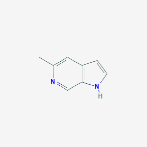 molecular formula C8H8N2 B171502 5-甲基-1H-吡咯并[2,3-c]吡啶 CAS No. 1260381-52-9