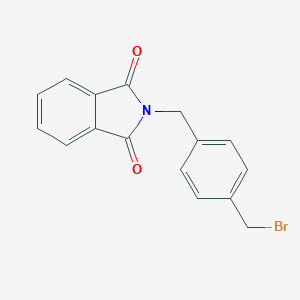 molecular formula C16H12BrNO2 B171514 4-Phthalimidomethylbenzyl bromide CAS No. 101367-16-2