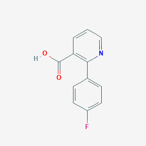 molecular formula C12H8FNO2 B171541 2-(4-Fluorophenyl)nicotinic acid CAS No. 101419-78-7
