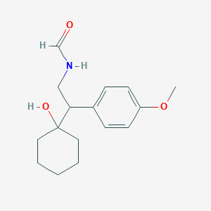 molecular formula C16H23NO3 B017158 N-[2-(1-羟基环己基)-2-(4-甲氧基苯基)乙基]甲酰胺 CAS No. 272788-07-5