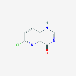 molecular formula C7H4ClN3O B171619 6-氯吡啶并[3,2-d]嘧啶-4(3H)-酮 CAS No. 171178-33-9