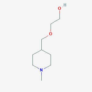B171647 2-(1-Methyl-piperidin-4-ylmethoxy)-ethanol CAS No. 112391-05-6