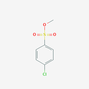 molecular formula C7H7ClO3S B171660 4-氯苯磺酸甲酯 CAS No. 15481-45-5